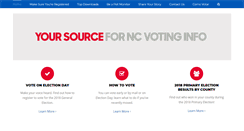 Desktop Screenshot of ncvoter.org